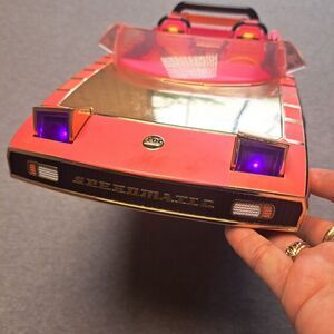 LOL Surprise OMG Doll Toy Car Speedmatic Limited Edition pink gold lights work